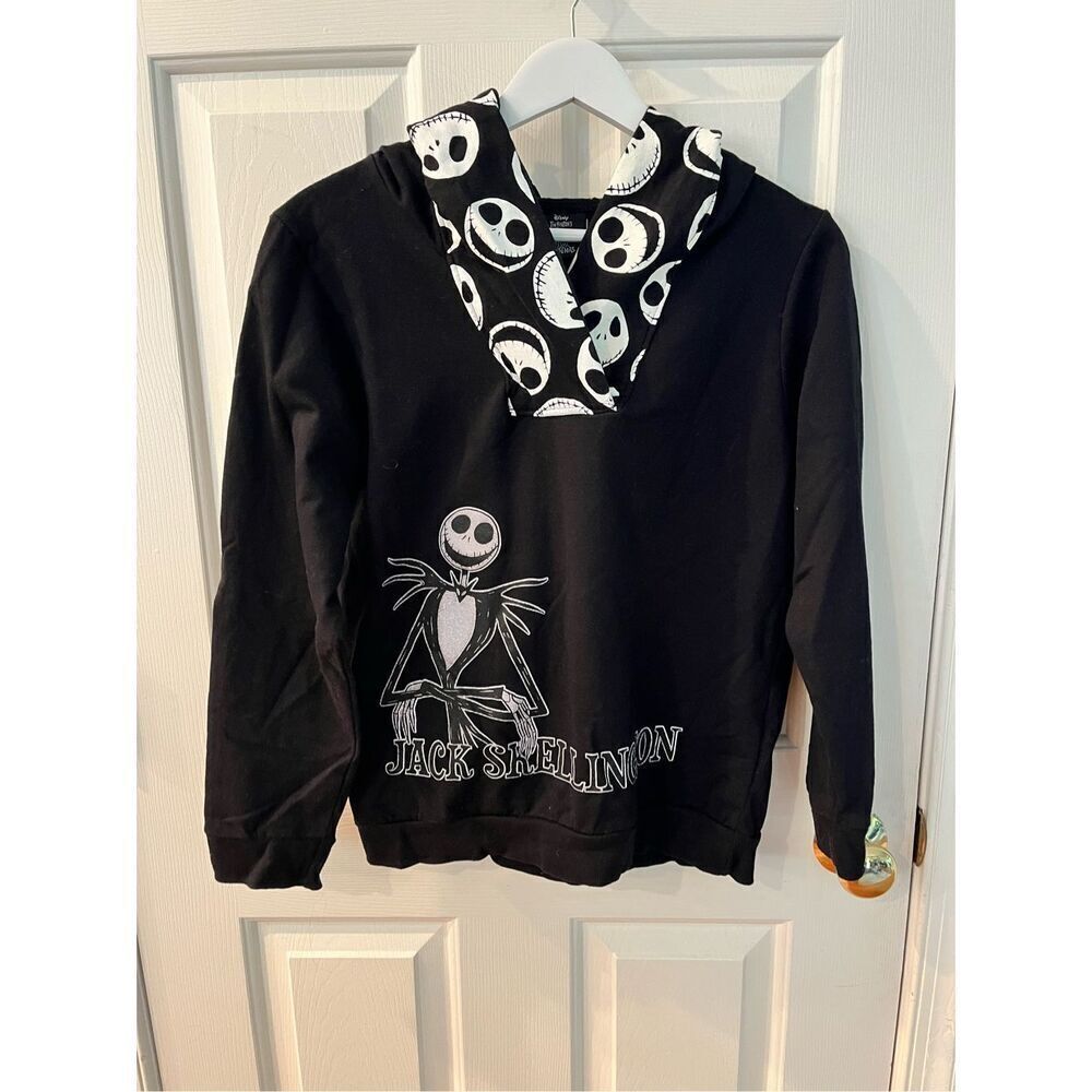 Disney The Nightmare Before Christmas Black Hoodie sz XL